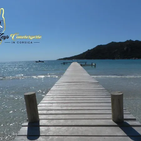 Résidence Cala Sultana N62 - 4 Pers Avec Piscine Chauffée- Accès Privé à La De Santa Giulia Apartamento